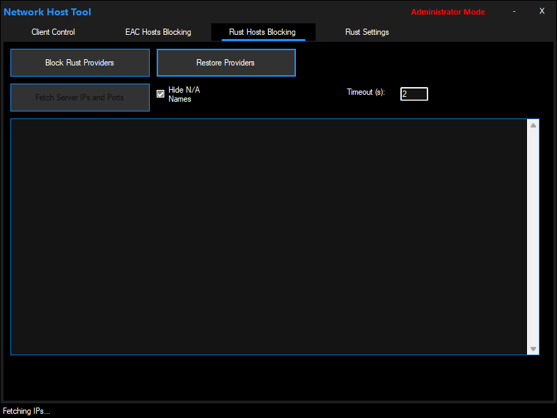 Network Tool Rust Network Block